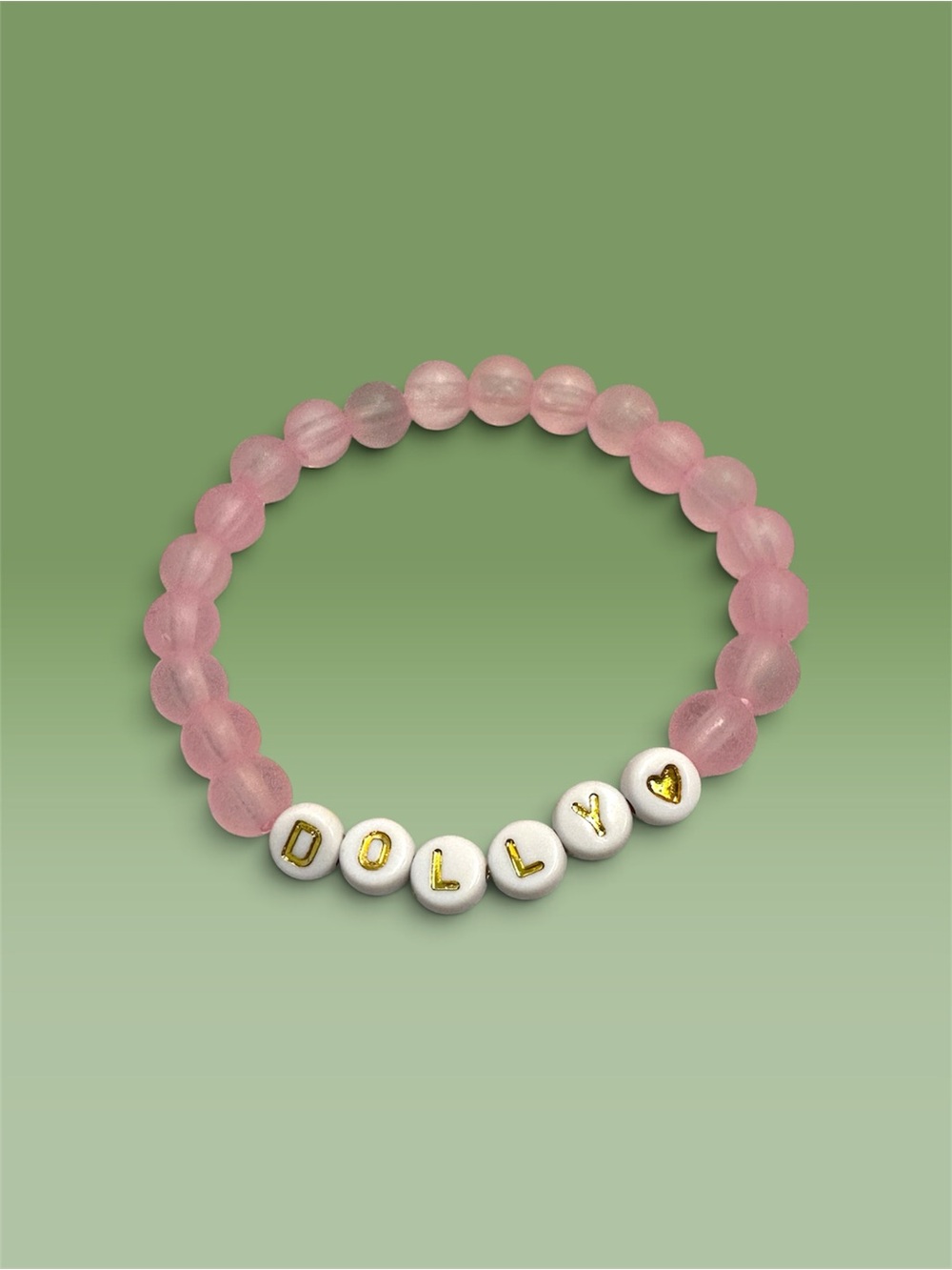 Dolly Parton beaded bracelet handmade